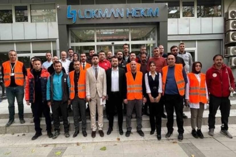 Lokman Hekim Van Hastanesinde deprem tatbikatı 