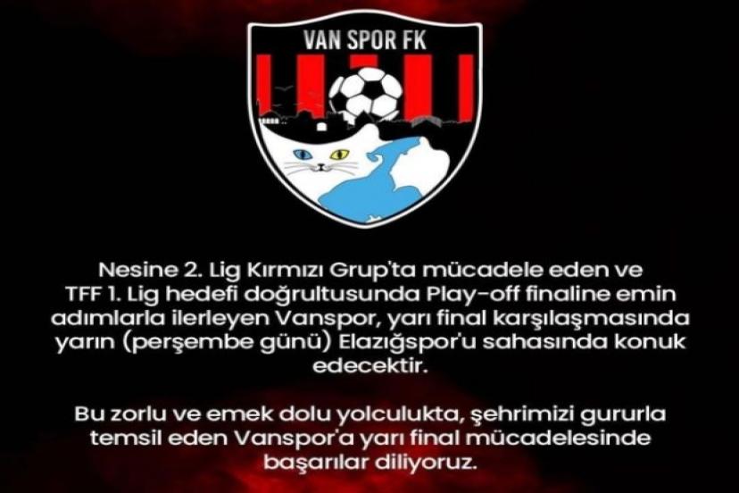 Parmakizi Anaokulu’ndan Vanspor’a başarı dileği