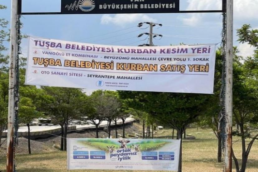 Tuşba Belediyesi kurban kesim yerlerini belirledi