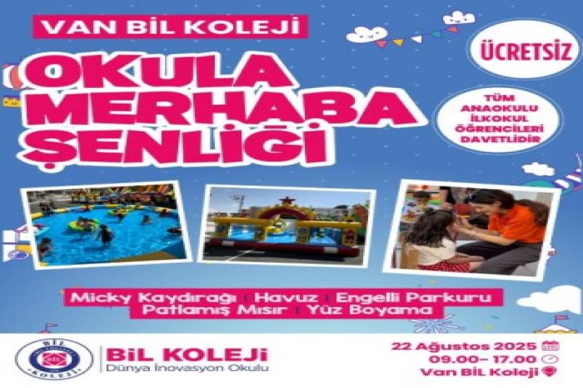 VAN BİL KOLEJİ’NDEN MİNİKLER İÇİN RENKLİ BAŞLANGIÇ