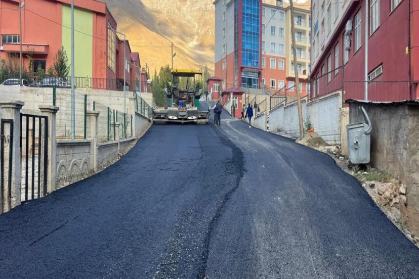 VAN BÜYÜKŞEHİR BELEDİYESİ'NDEN KIRSALDA ASFALT ÇALIŞMASI