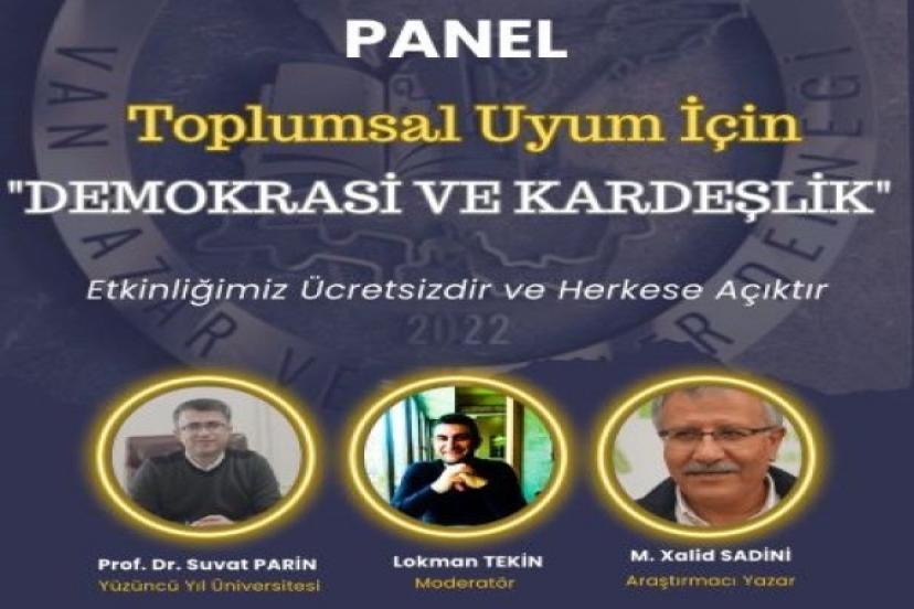 Van'da "Demokrasi ve Kardeşlik" paneli