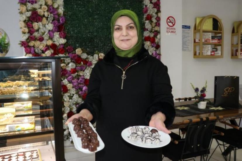 Van'da otlu peynirli ve kavutlu çikolata üretildi  