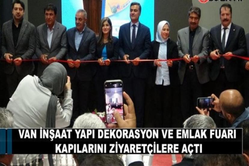 Van İnşaat Yapı Dekorasyon ve Emlak Fuarı kapılarını ziyaretçilere açtı