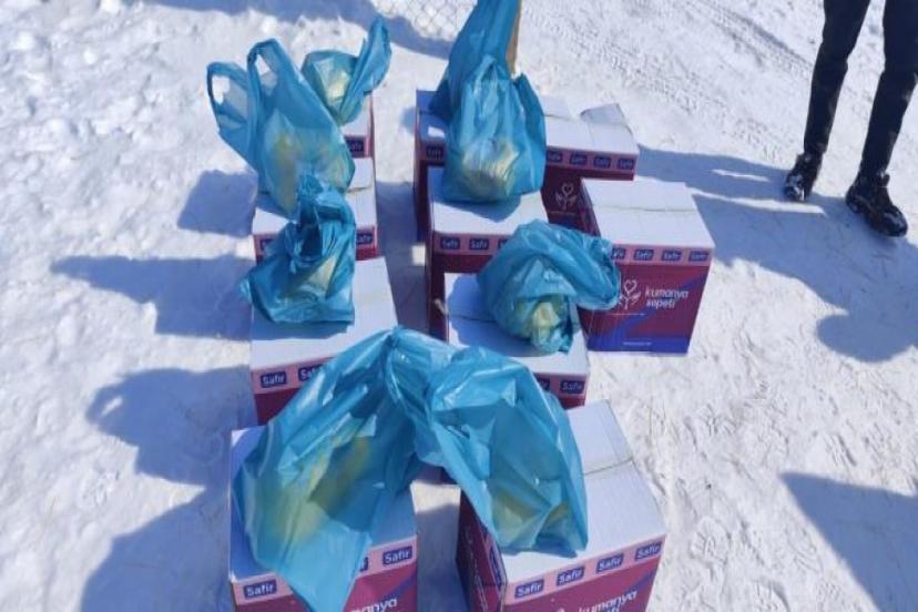 Vanlı Amcan’dan 3 bin 500 aileye gıda ve et yardımı