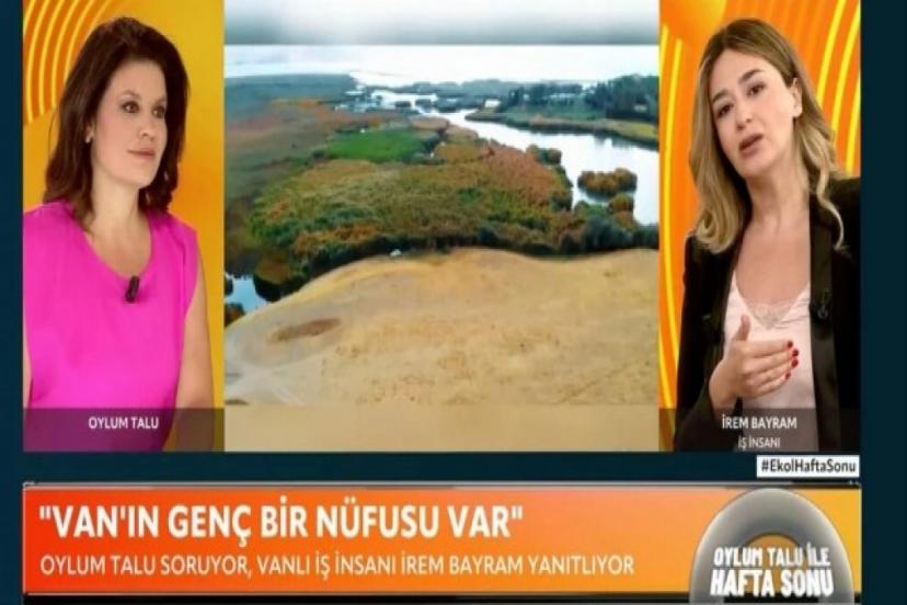 İş kadını İrem Bayram, Van’ı ulusal basında anlattı