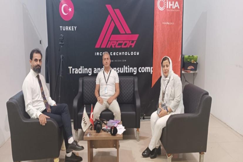 Vanlı muhabir Irak'ta İHA'yı tanıttı 